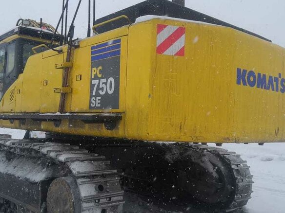 2011 Komatsu PC750-7, золотистый - вид 6