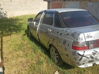 2003 Lada (ВАЗ) 2110, серебристый, 150000 рублей, вид 4