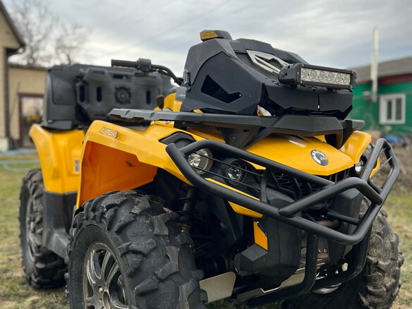 2013 BRP Can-Am Outlander 500, жёлтый, 790000 рублей - вид 9