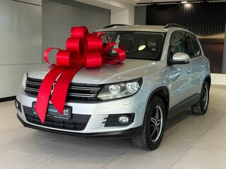 2014 Volkswagen Tiguan I Рестайлинг, серебристый, 957000 рублей, вид 1