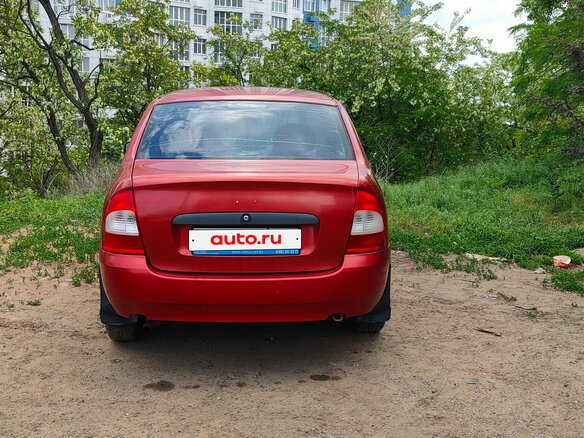 2006 Lada (ВАЗ) Kalina I, красный, 300000 рублей - вид 3