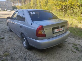 2001 Hyundai Accent II, серебристый, 240000 рублей, вид 2