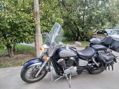 2004 Honda Shadow 750, синий, 460000 рублей, вид 4