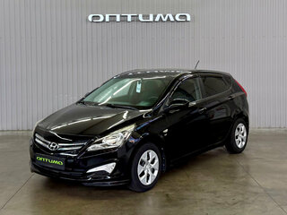 2015 Hyundai Solaris I Рестайлинг, чёрный, 1097000 рублей, вид 1