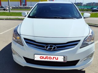 2016 Hyundai Solaris I Рестайлинг, белый, 1049000 рублей, вид 2