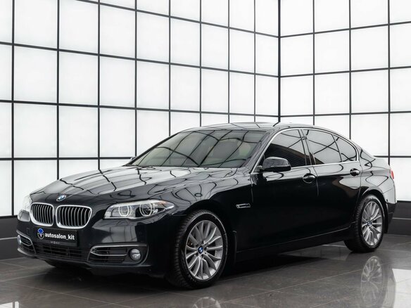 2016 BMW 5 серии 530d xDrive VI (F10/F11/F07) Рестайлинг, чёрный