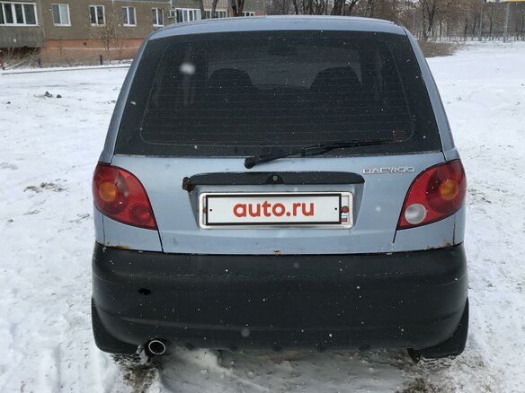 2010 Daewoo Matiz I Рестайлинг, синий - вид 3