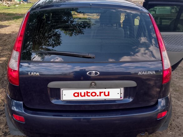 2010 Lada (ВАЗ) Kalina I, синий, 400000 рублей - вид 3