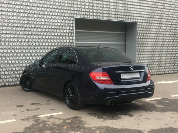 2013 Mercedes-Benz C-Класс 180 III (W204) Рестайлинг, синий - вид 3
