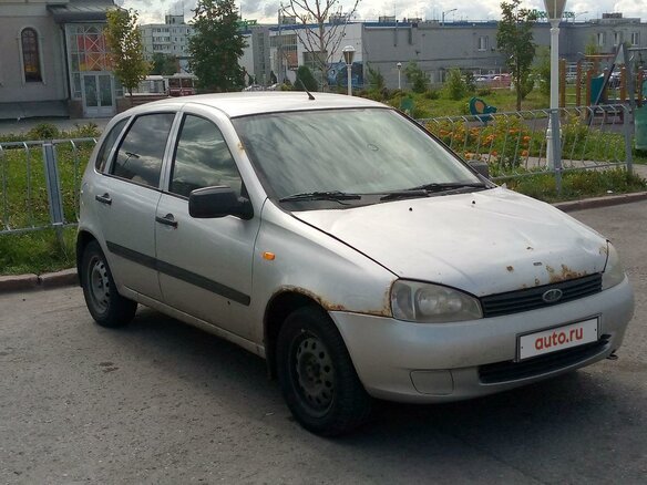 2012 Lada (ВАЗ) Kalina I, серебристый, 180000 рублей - вид 2