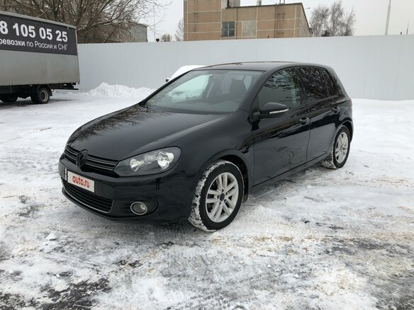 2012 Volkswagen Golf VI, чёрный