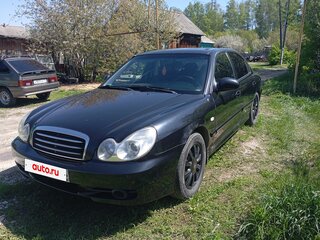 2005 Hyundai Sonata ТагАЗ IV (EF) Рестайлинг, чёрный, 400000 рублей, вид 1