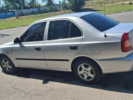 2007 Hyundai Accent ТагАЗ II, серебристый, 465000 рублей, вид 5