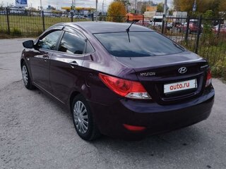 2013 Hyundai Solaris I, фиолетовый, 650000 рублей, вид 4
