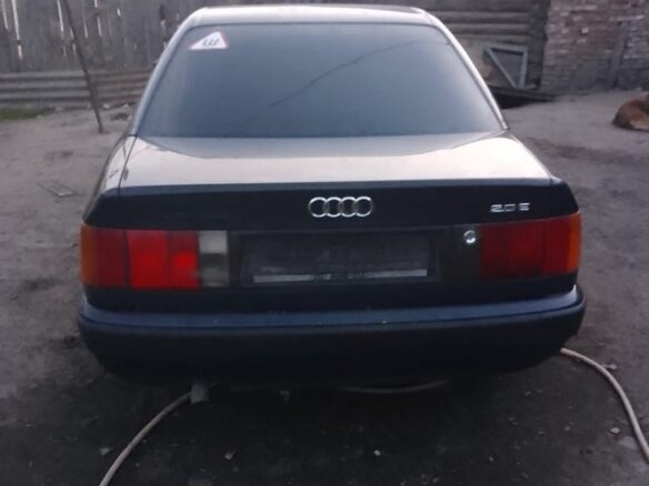 1991 Audi 100 IV (C4), синий, 420000 рублей - вид 1