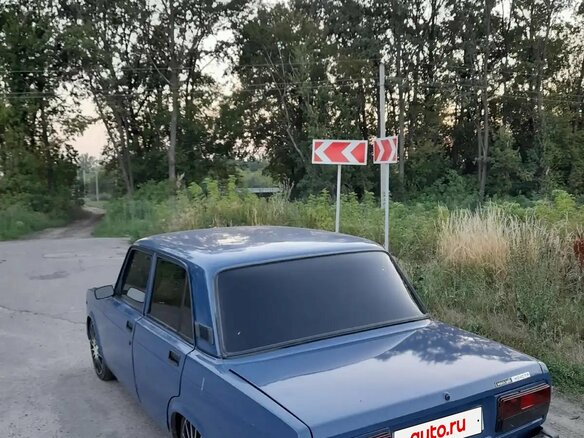 2007 Lada (ВАЗ) 2107, синий, 200000 рублей - вид 8