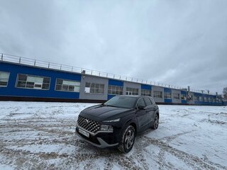 2022 Hyundai Santa Fe IV Рестайлинг, чёрный, 3800000 рублей, вид 2