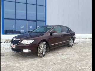 2012 Skoda Superb II, пурпурный, 1350000 рублей, вид 1