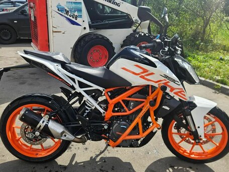 2020 KTM 390 Duke, оранжевый, 390000 рублей, вид 1