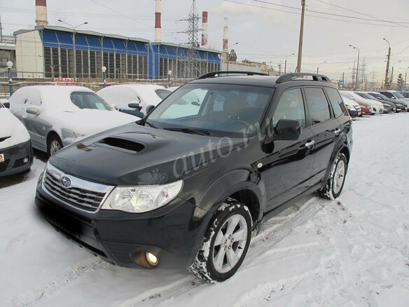 2008 Subaru Forester II Рестайлинг, чёрный