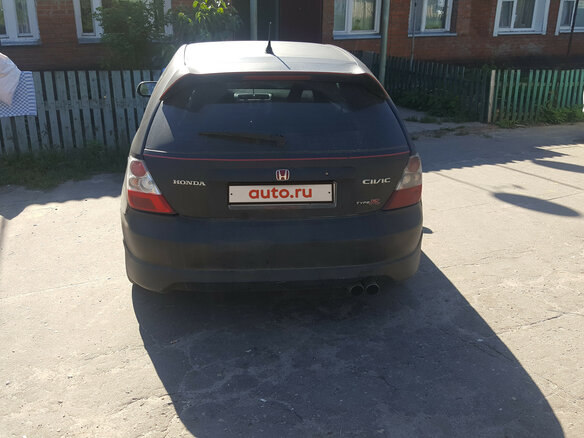 2004 Honda Civic Type R VII Рестайлинг, чёрный - вид 3