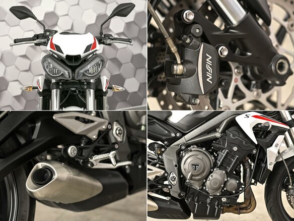 2020 Triumph Street Triple, белый, 799000 рублей - вид 9