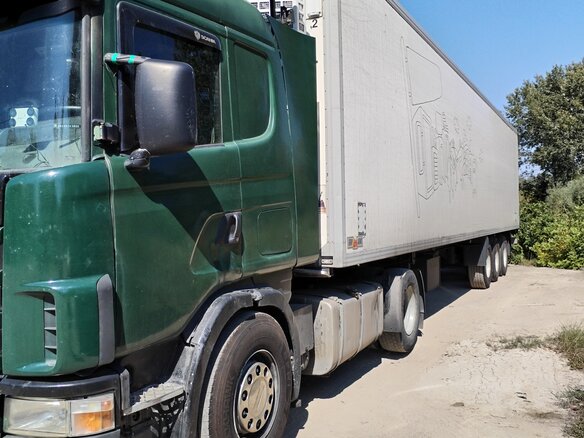 2001 Scania 4-Series, зелёный, 850000 рублей - вид 1