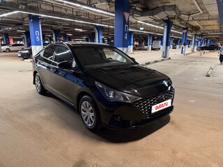 2020 Hyundai Solaris II Рестайлинг, чёрный, 1125000 рублей, вид 1
