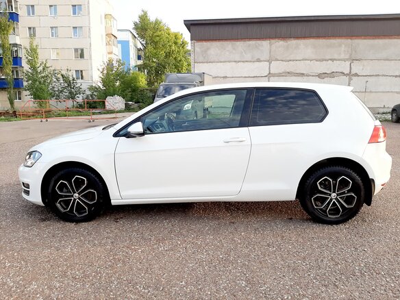 2013 Volkswagen Golf VII, белый - вид 7