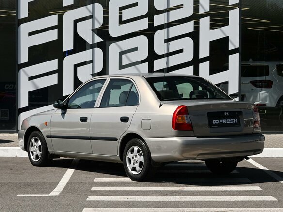 2008 Hyundai Accent ТагАЗ II, бежевый, 879000 рублей - вид 1