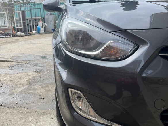 2012 Hyundai Solaris I, серый, 970000 рублей - вид 5