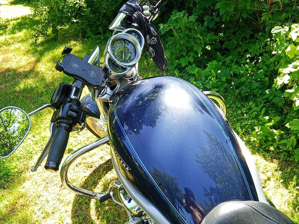 2008 Harley-Davidson V-Rod, синий - вид 8