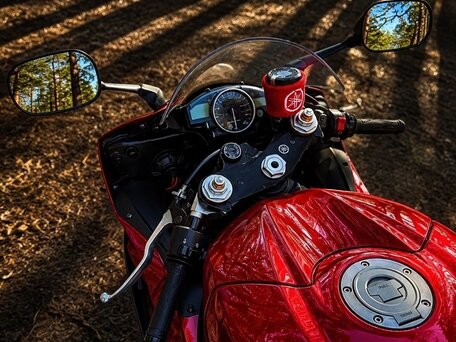 2006 Yamaha YZF-R6, красный, 750000 рублей, вид 3