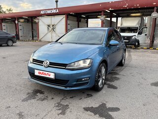 2013 Volkswagen Golf VII, голубой, 930000 рублей, вид 2