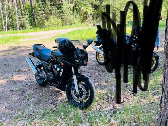 1999 Yamaha FZS600 Fazer, чёрный, 335000 рублей - вид 2