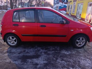 2005 Hyundai Getz I, красный, 299000 рублей, вид 4