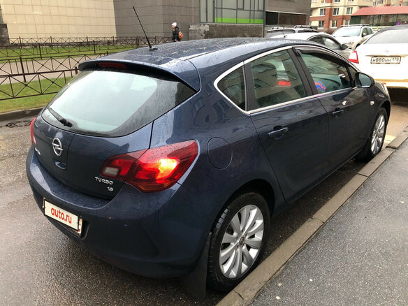 2012 Opel Astra J, синий - вид 6