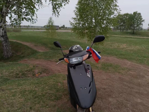2023 Honda Dio, чёрный, 55000 рублей - вид 1