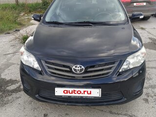 2010 Toyota Corolla X (E140, E150) Рестайлинг, чёрный, 1200000 рублей, вид 1