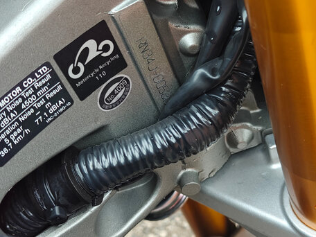 2015 Yamaha MT-09 (FZ-09), оранжевый, 650000 рублей, вид 2