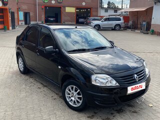 2014 Renault Logan I Рестайлинг, чёрный, 520000 рублей, вид 1