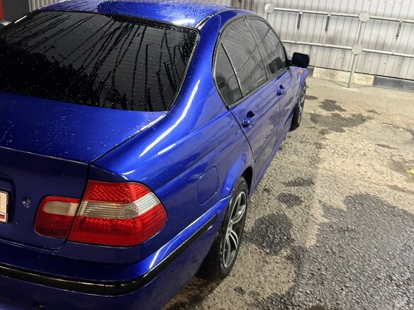 1998 BMW 3 серии 318i IV (E46), синий, 480000 рублей - вид 6