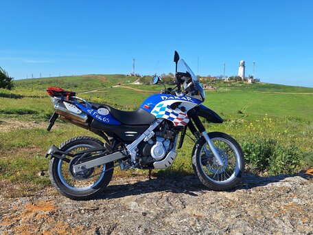 2003 BMW F 650 GS, синий, 400000 рублей, вид 1