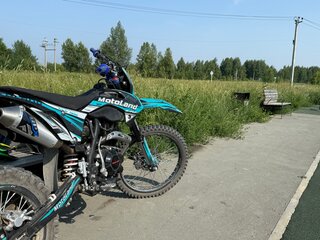 2024 Motoland Enduro 300, голубой, 105000 рублей, вид 4