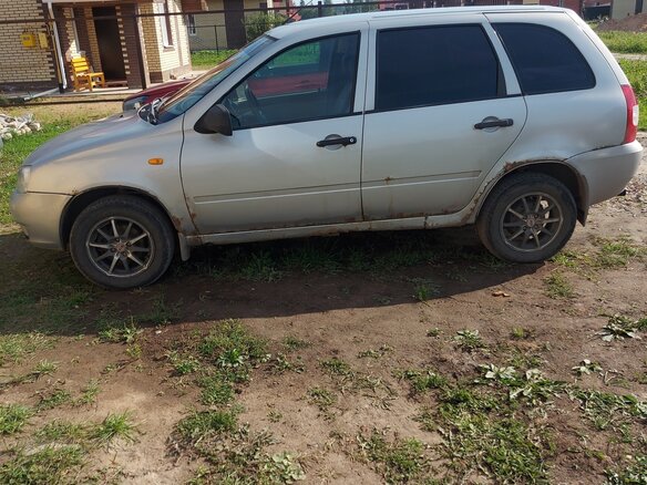 2011 Lada (ВАЗ) Kalina I, серебристый - вид 3