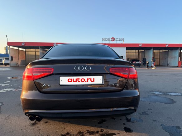 2014 Audi A4 IV (B8) Рестайлинг, коричневый, 1300000 рублей - вид 6