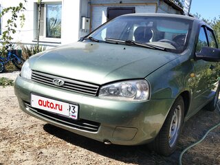 2009 Lada (ВАЗ) Kalina I, зелёный, 299000 рублей, вид 1