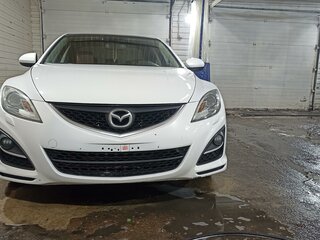2011 Mazda 6 II (GH) Рестайлинг, белый, 890000 рублей, вид 2