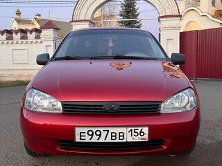 2009 Lada (ВАЗ) Kalina I, красный, 315000 рублей, вид 2