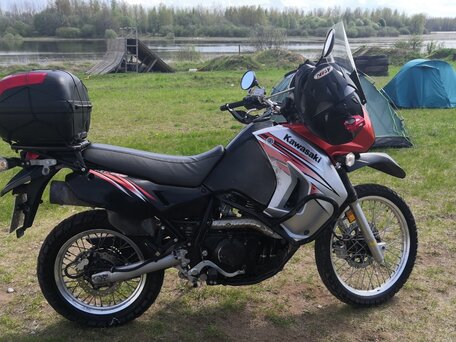2011 Kawasaki KLR 650, красный, 450000 рублей, вид 3